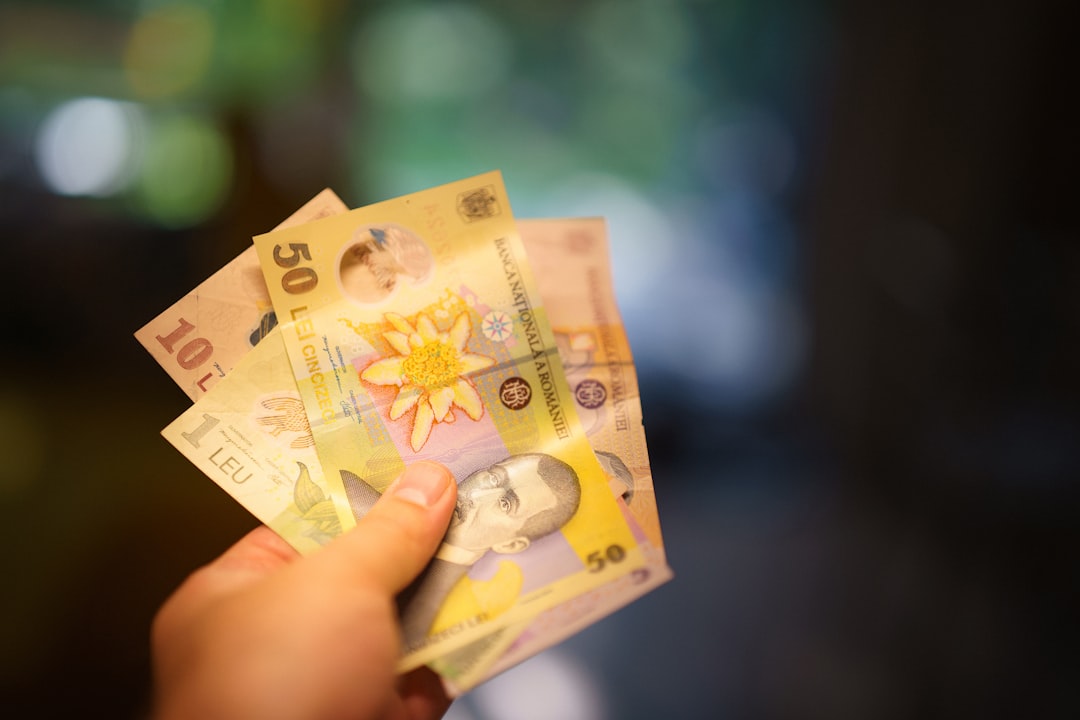 A person holding a bunch of money in their hand